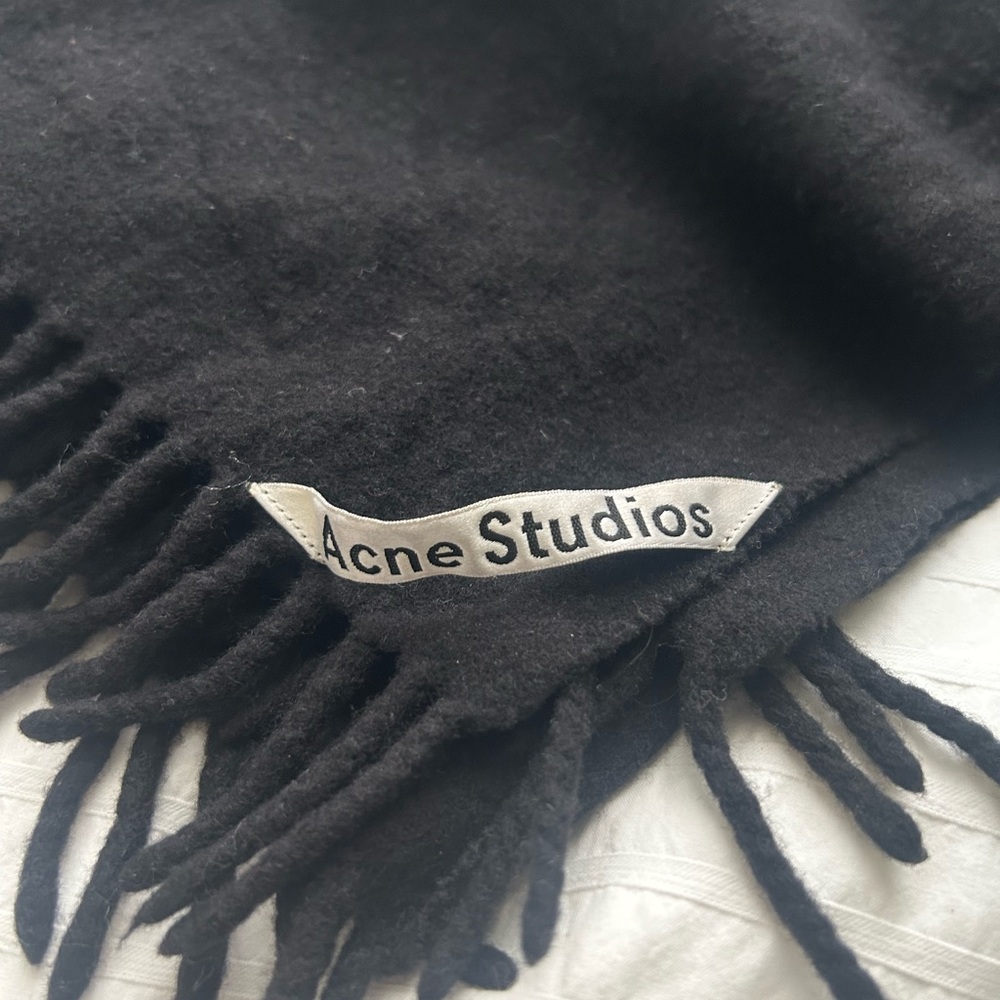 Acne Studios Black Scarf